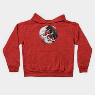 Yin Yang Raptors Kids Hoodie